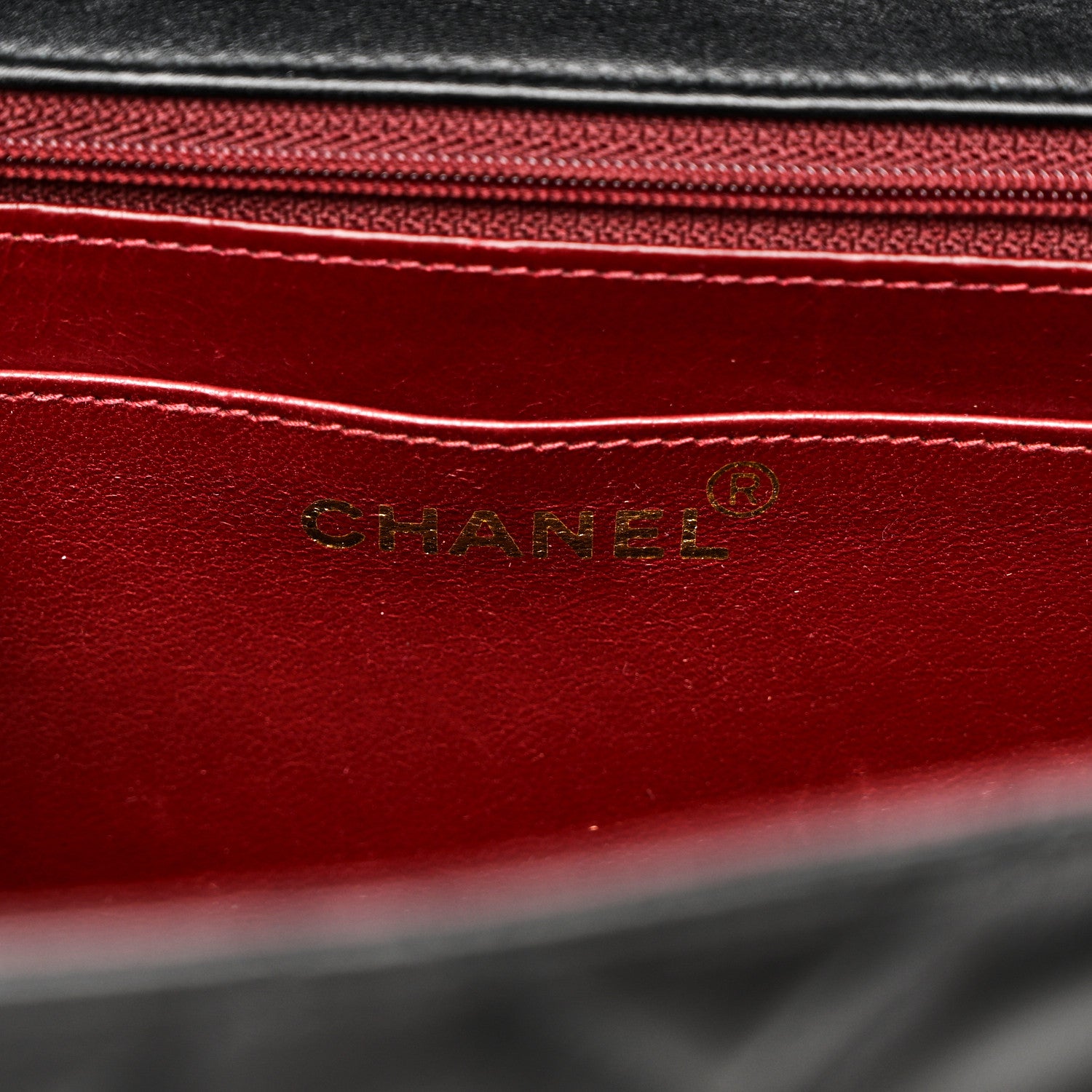 Chanel Lambskin Quilted XL Jumbo Single Flap Black 6 of 10