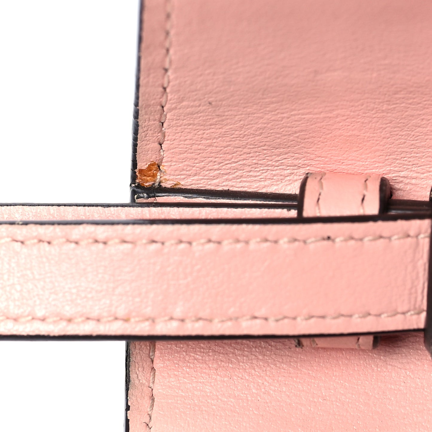 Calfskin Macaron Spiked Flap Wallet Mystic Pink