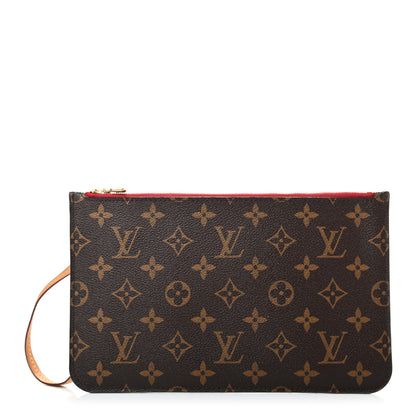 Louis Vuitton Monogram Neverfull MM GM Pochette Cherry 1 of 7