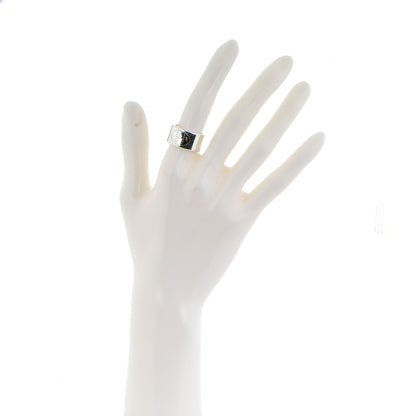 Hermes Sterling Silver Eclipse Ruban Ring GM 51 5.75 2 of 5