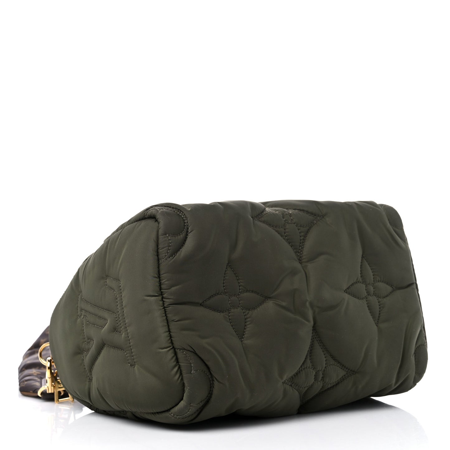Econyl Mini Monogram Pillow Speedy Bandouliere 25 Khaki