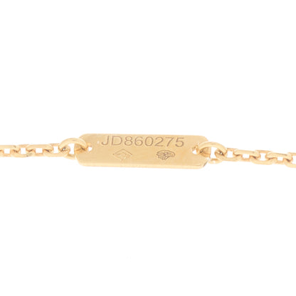 Van Cleef & Arpels 18K Yellow Gold Mother of Pearl Vintage Alhambra Pendant Necklace 4 of 5