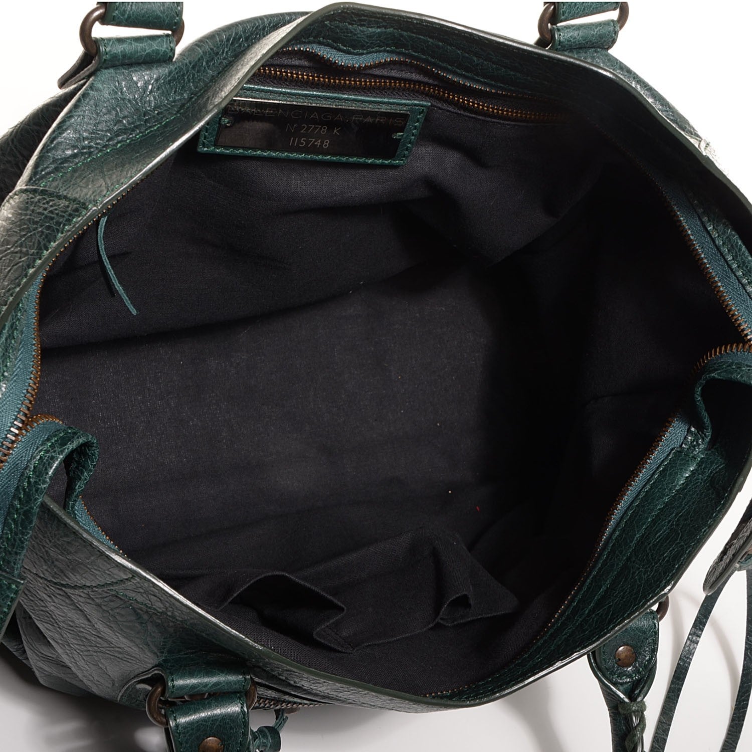Balenciaga Agneau Classic Hardware City Poker Fonce 5 of 12