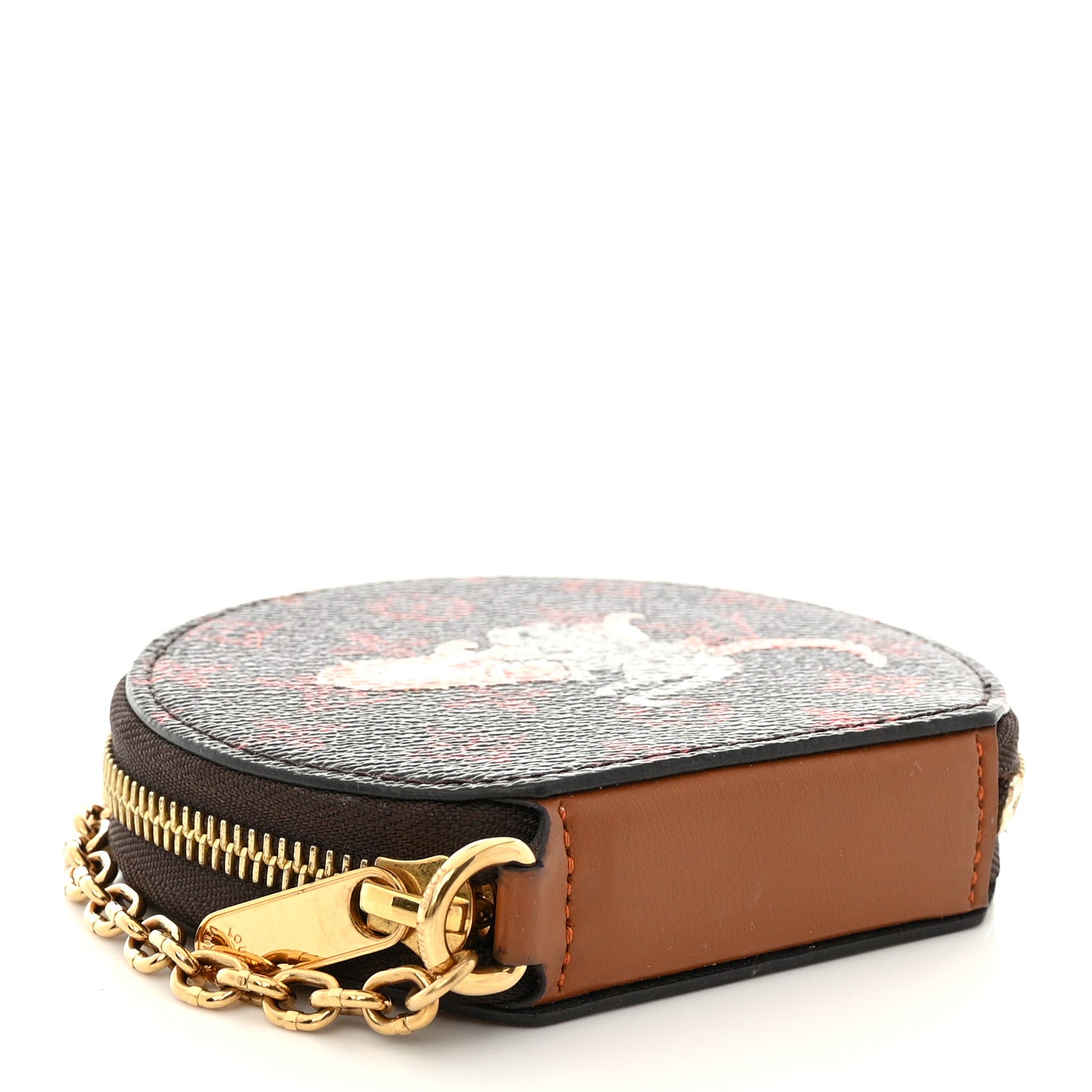 Louis Vuitton Calfskin Catogram Micro Boite Chapeau Marron 4 of 10