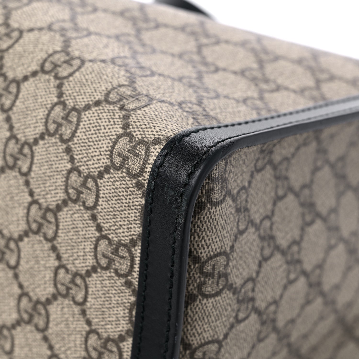 Gucci GG Supreme Monogram Medium Padlock Tote Black 9 of 12