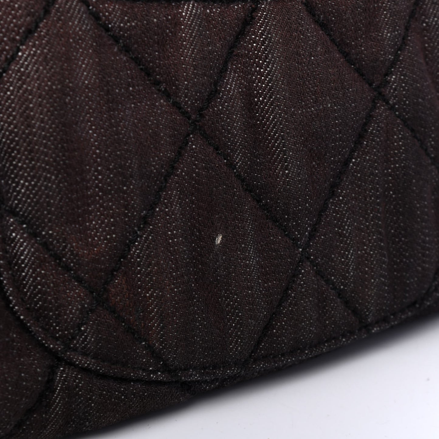 Denim Quilted Timeless Tote Black