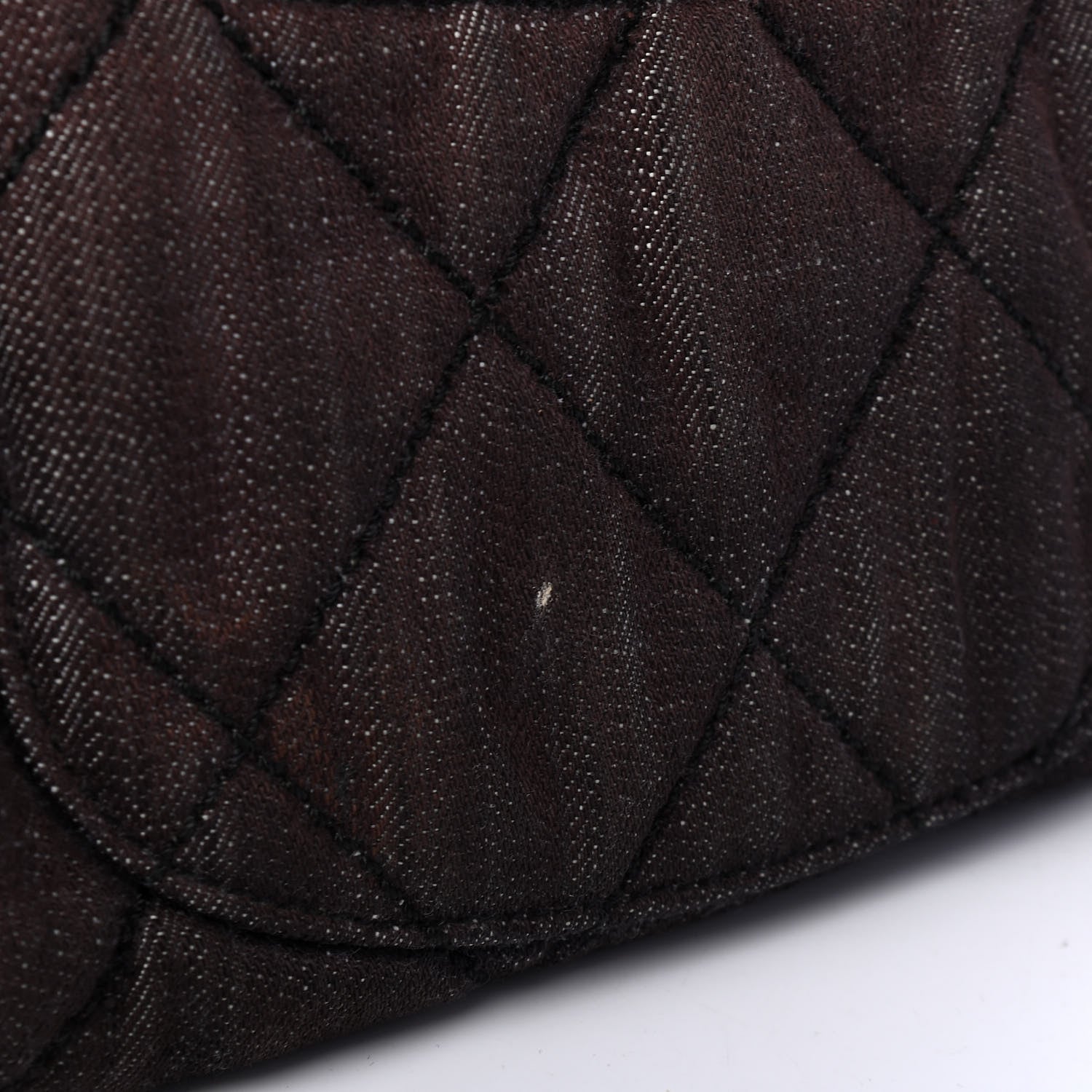 Chanel Denim Quilted Timeless Tote Black 5 of 5