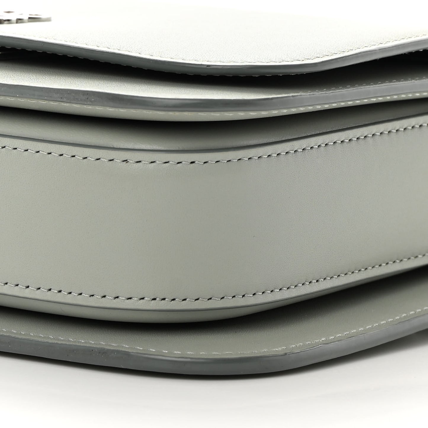 Silk Calfskin Small Goya Bag Gray