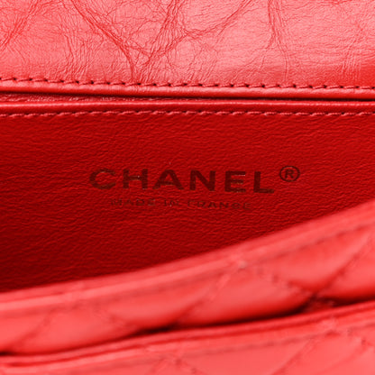 Chanel Aged Calfskin Quilted 2.55 Reissue Flap Belt Bag Red 5 of 11