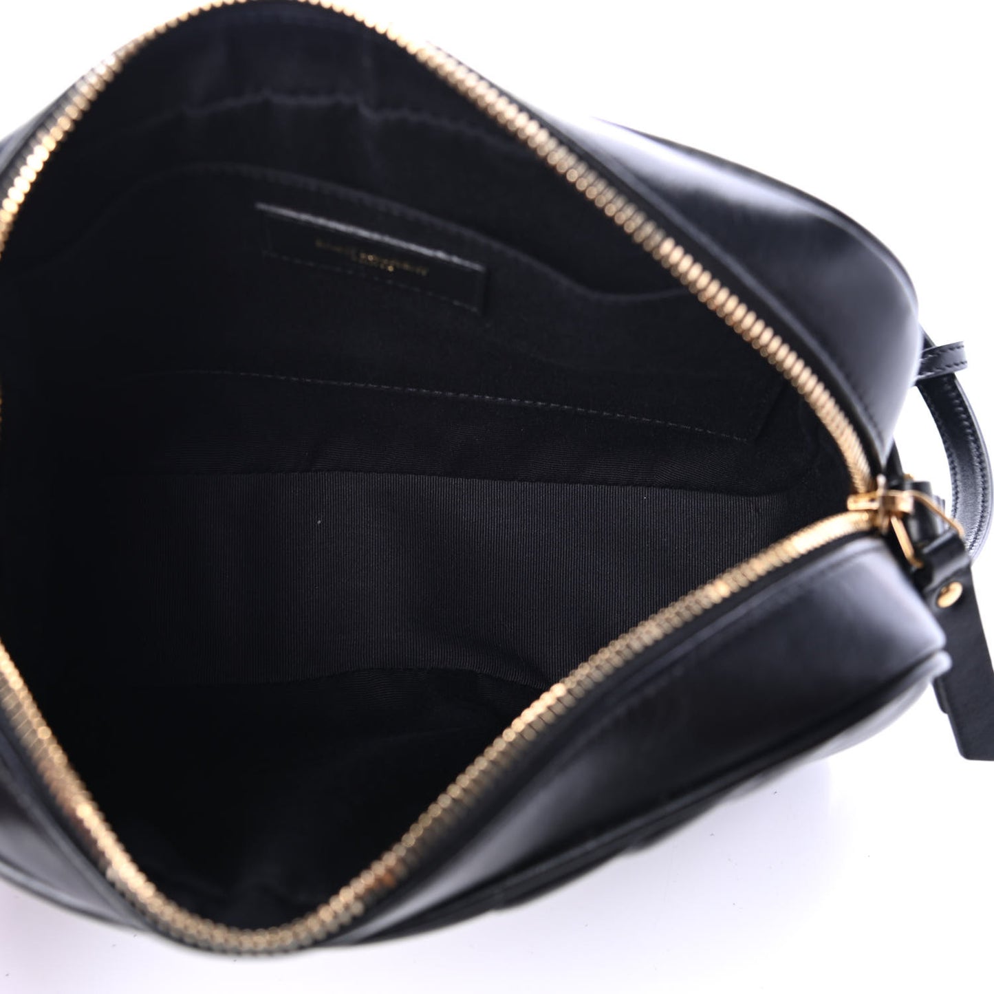 Calfskin Matelasse Monogram Lou Camera Bag Black