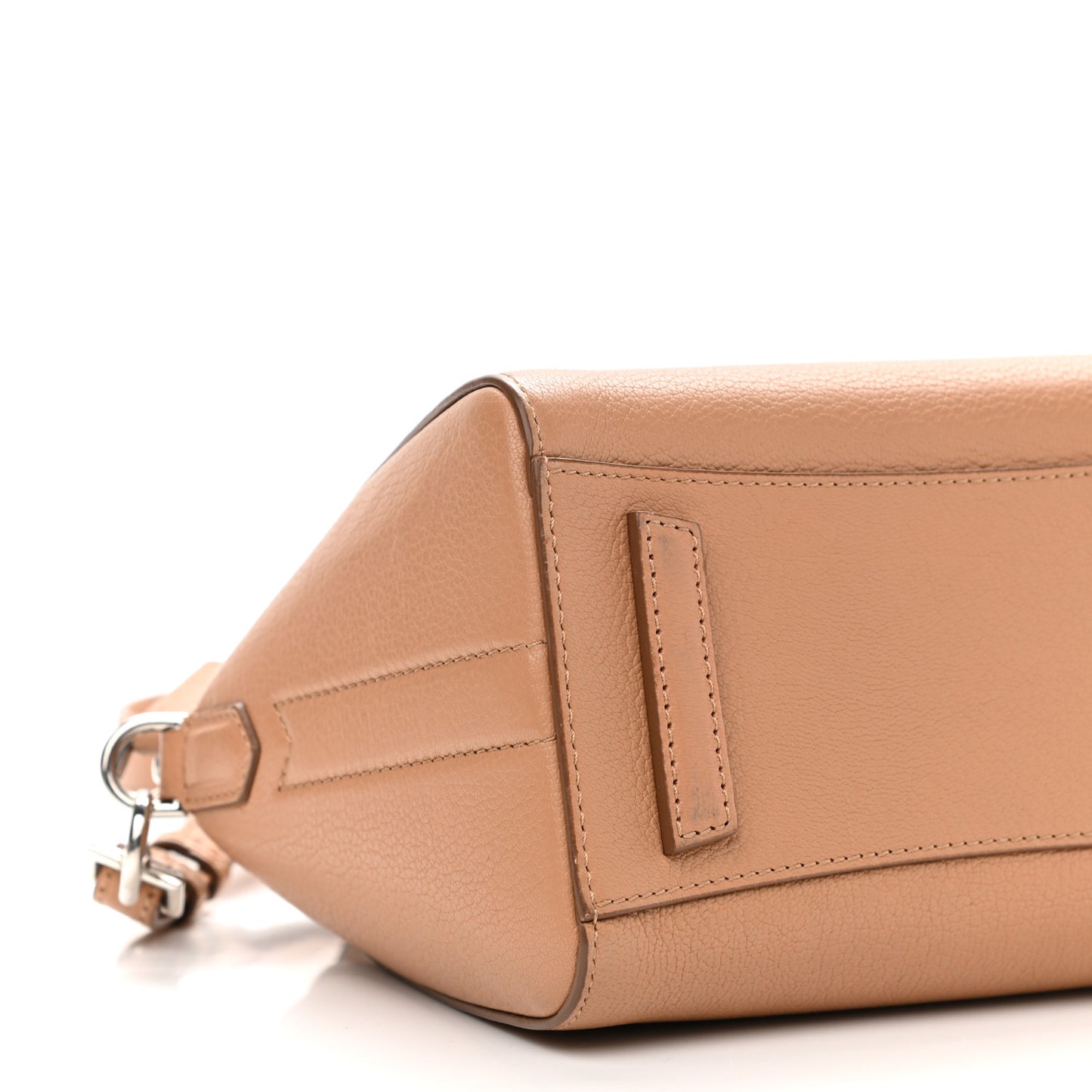 Sugar Goatskin Mini Antigona Medium Beige