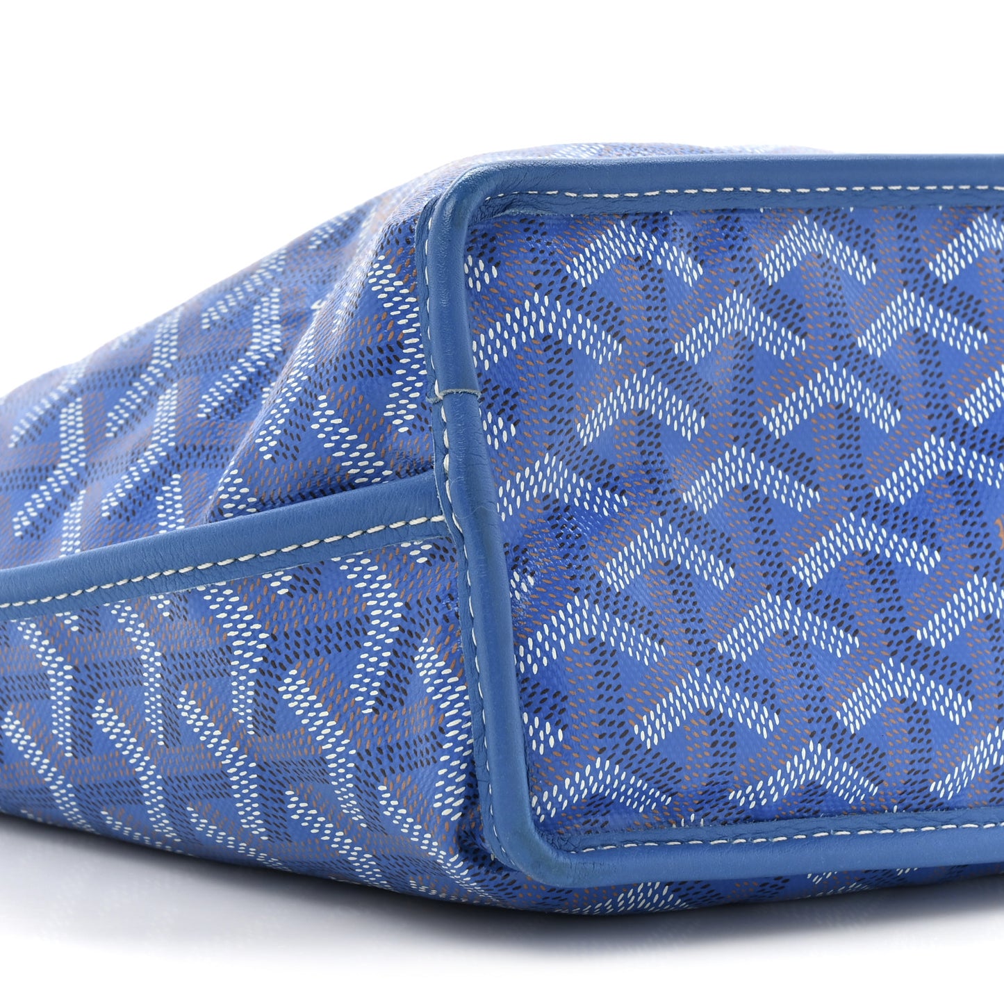 Goyardine Reversible Mini Anjou Sky Blue