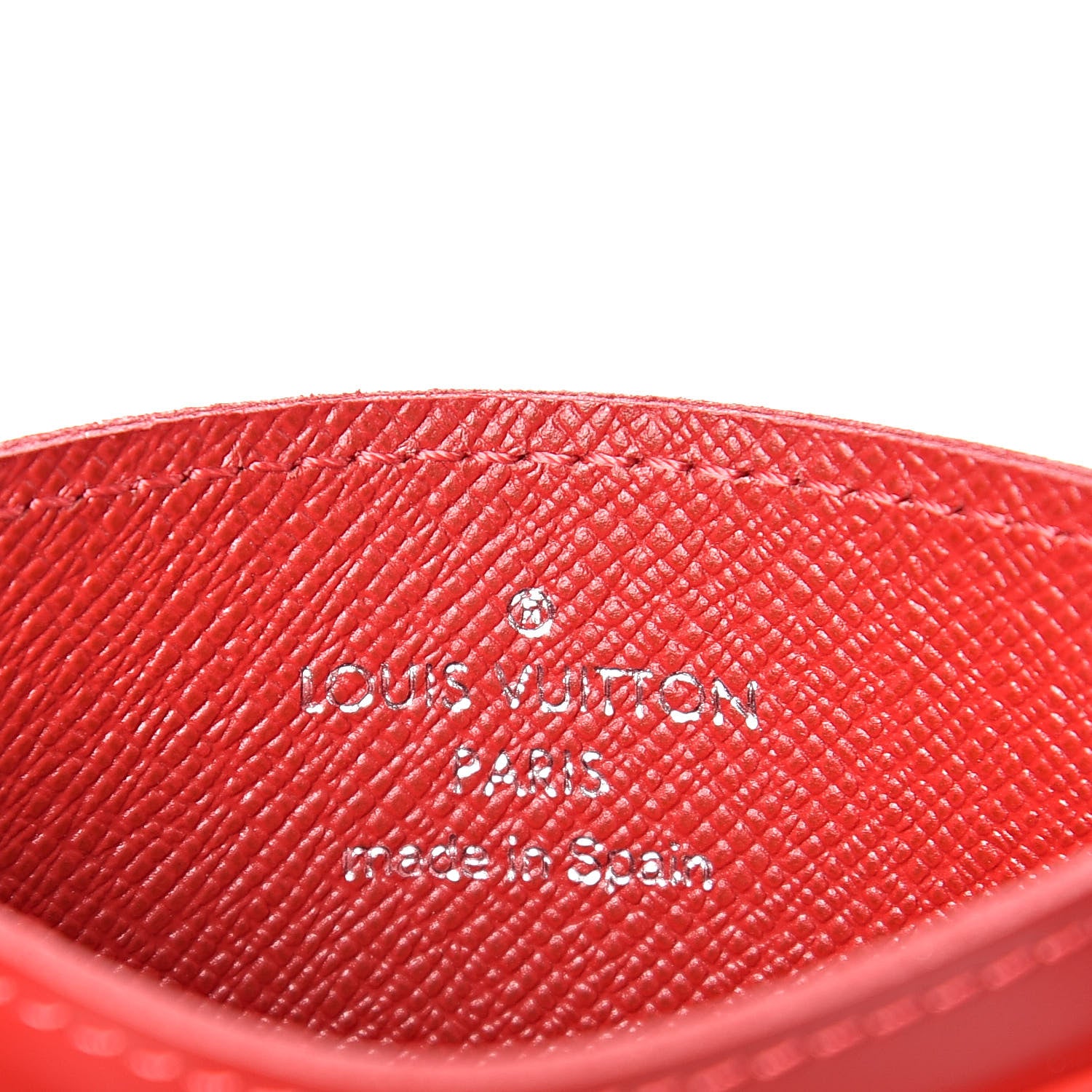 Louis Vuitton Epi Card Holder Carmine 6 of 7