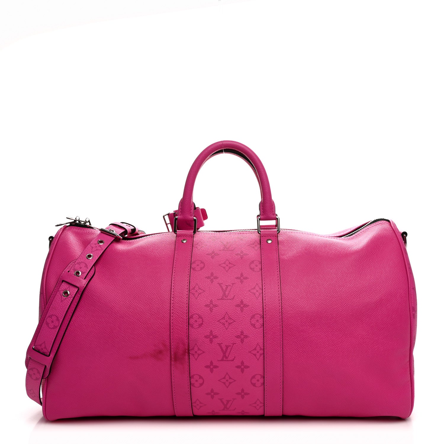 Louis Vuitton Taigarama Keepall Bandouliere 50 Fuchsia 1 of 11