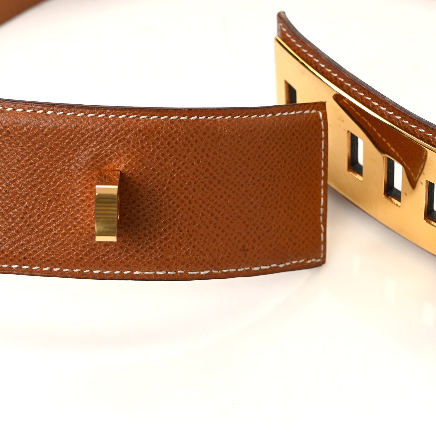 Epsom Collier De Chien CDC Belt 80 32 Gold
