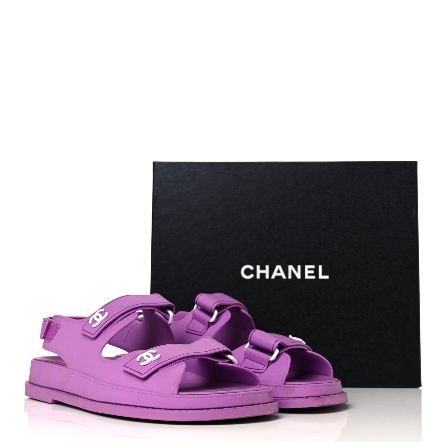 Rubber CC Dad Sandals 41 Purple