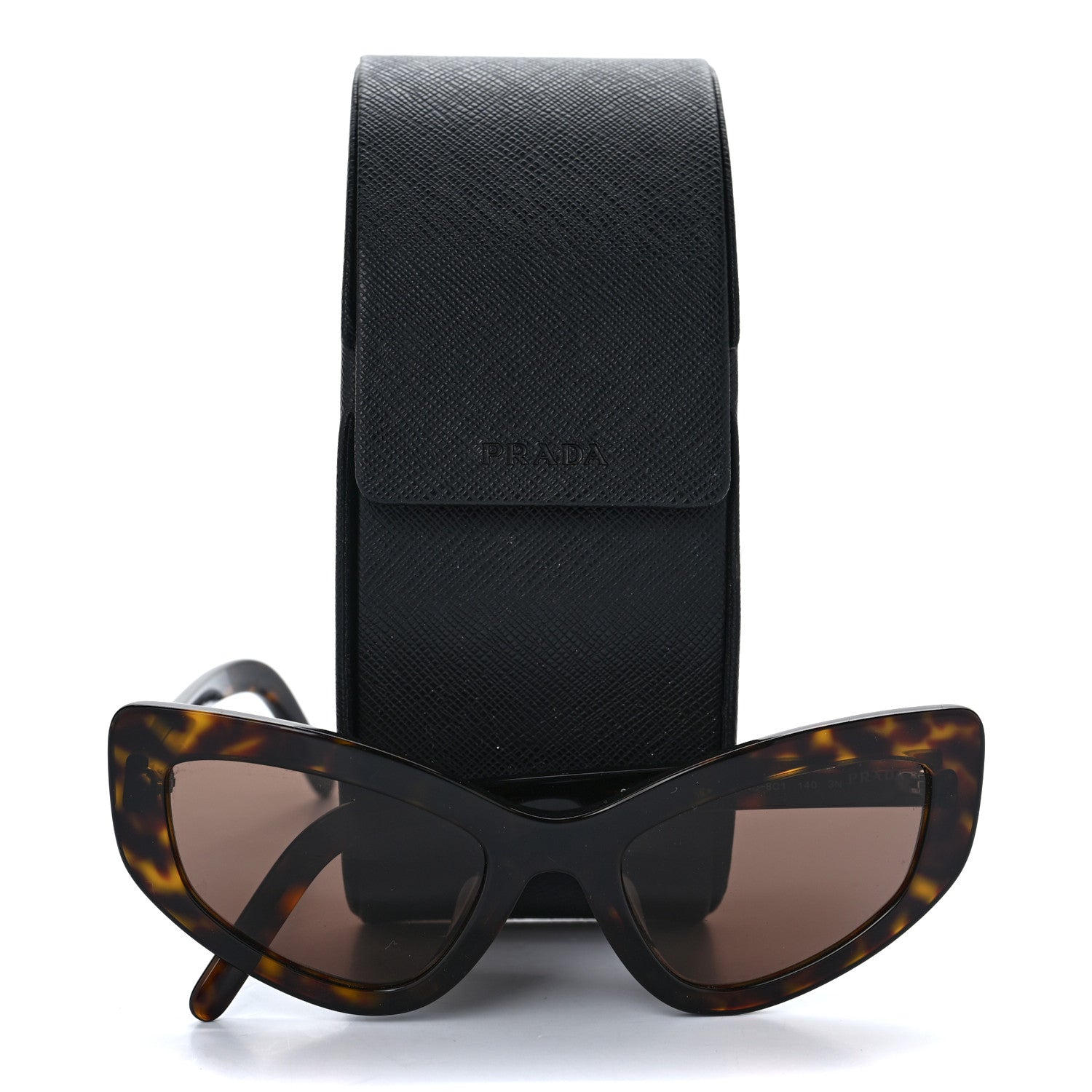 Prada Cat Eye Sunglasses SPR 11VF Tortoise 8 of 8