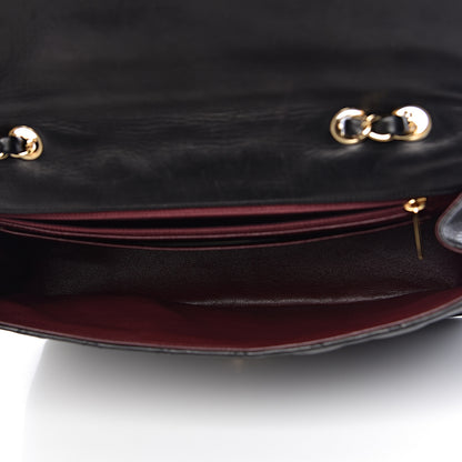 Chanel Lambskin Quilted Jumbo Single Flap Black 5 of 17