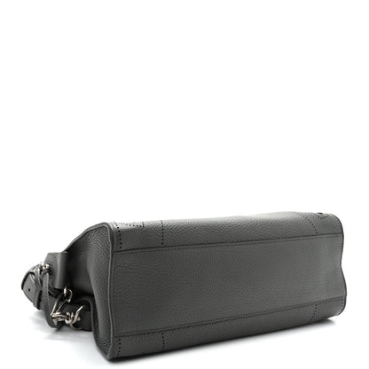 Balenciaga Veau Grana Perforated Blackout Hardware S City Gris Acier 5 of 11