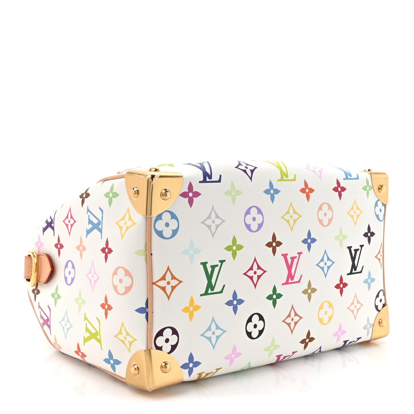 LV X TM Monogram Multicolor Speedy Bandouliere 25 White