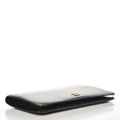 Chanel Goatskin Yen Wallet Black 4 of 13