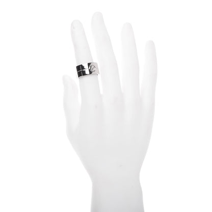 Cartier 18K White Gold 12mm Wide LOVE Ring 61 9.5 2 of 6