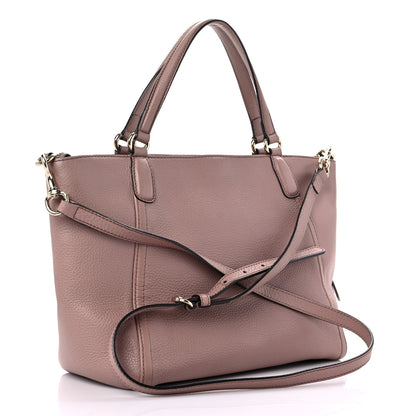 Gucci Pebbled Calfskin Small Soho Top Handle Bag Light Pink 3 of 12