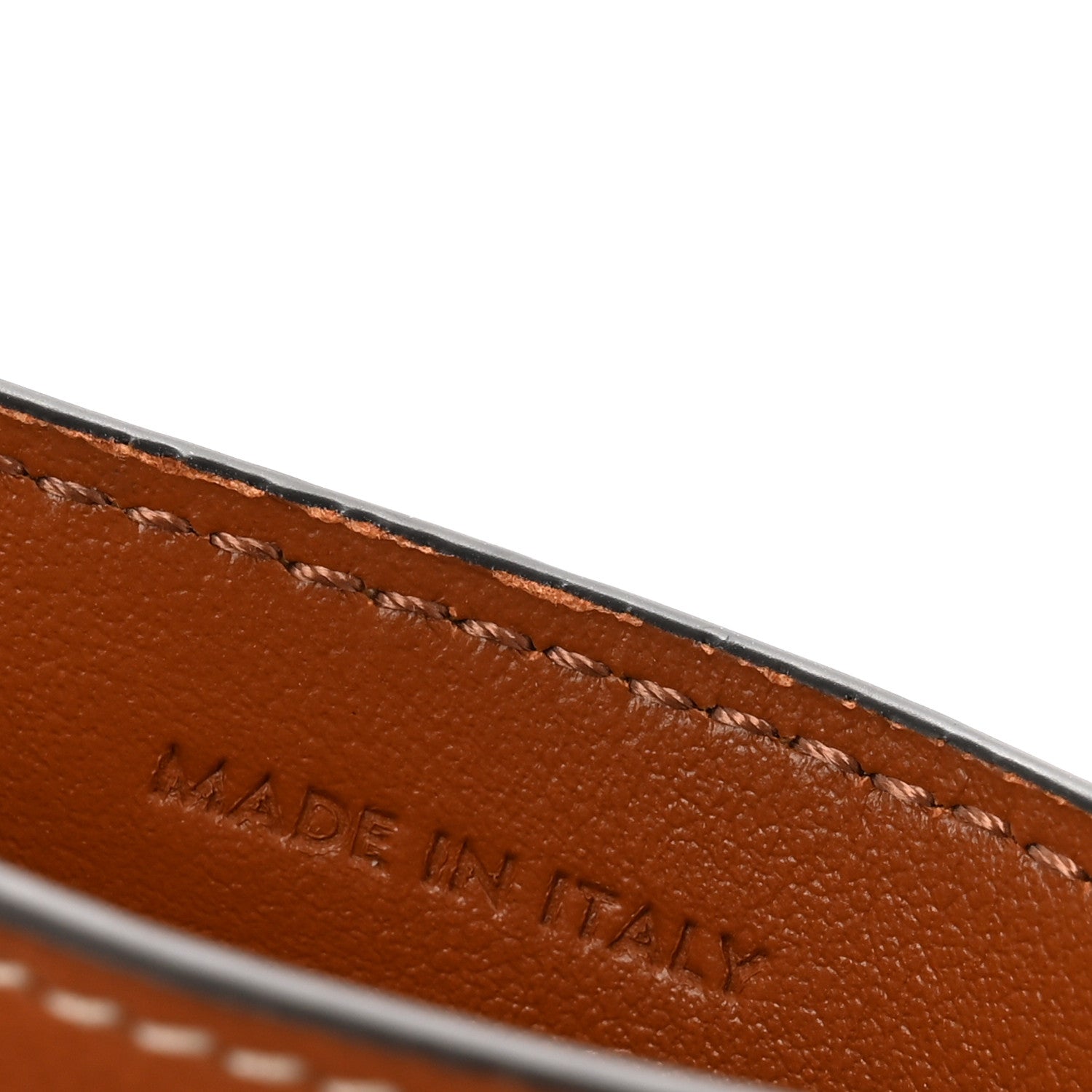 Celine Triomphe Canvas Card Holder Tan 7 of 7