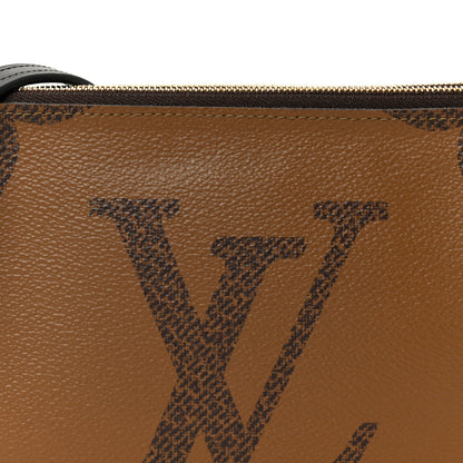 Louis Vuitton Reverse Monogram Giant Double Zip Pochette 8 of 11