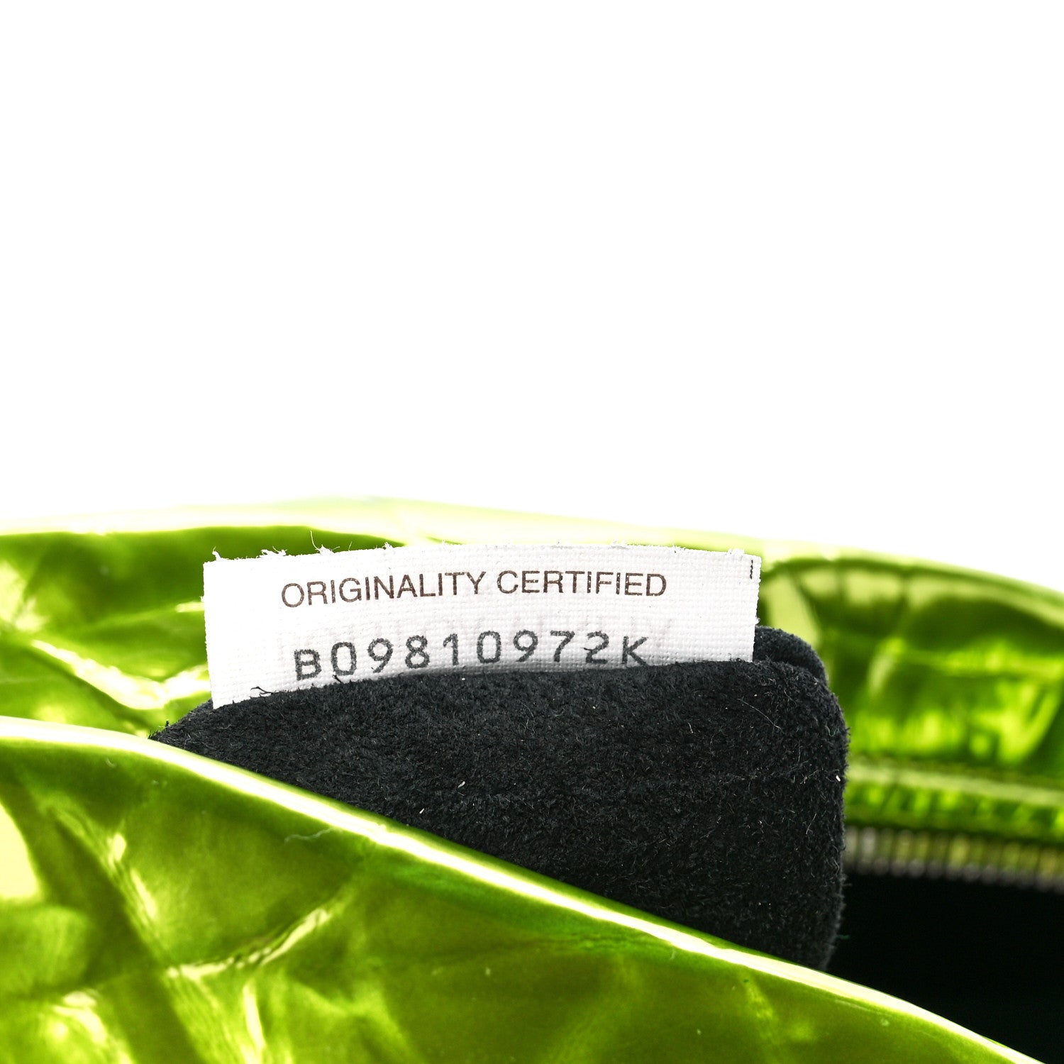Bottega Veneta Metallic Crushed Calfskin Mini Jodie Chlorophyll 8 of 12