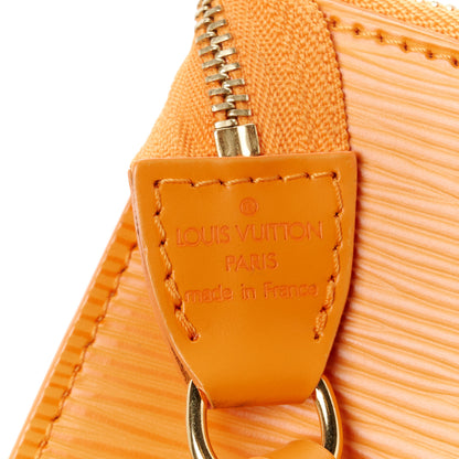 Louis Vuitton Epi Pochette Accessories 21 Mandarin 7 of 11