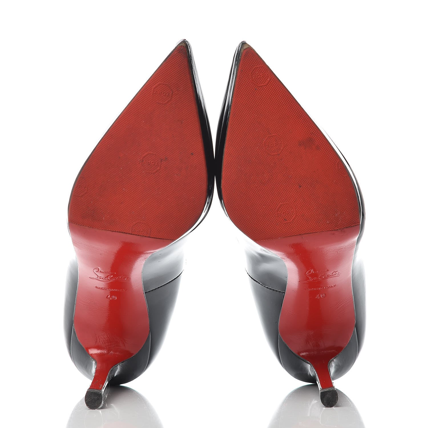 Christian Louboutin Patent Pigalle Plato 120 Pumps 40 Black 7 of 11