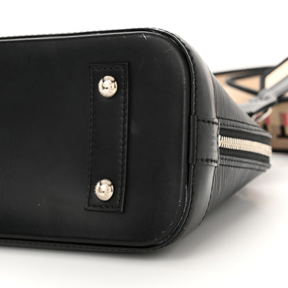 Louis Vuitton Epi Jacquard Alma BB Black 9 of 16