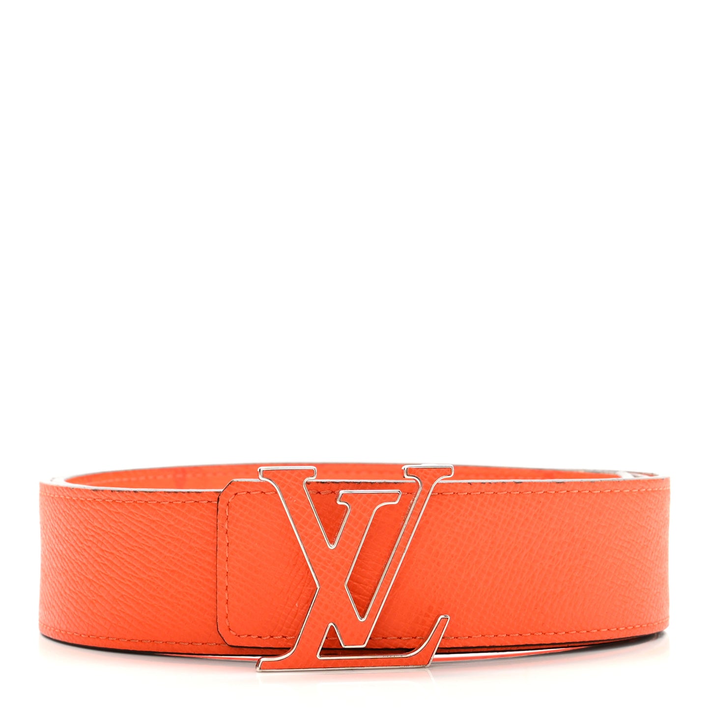 Calfskin Monogram 40mm LV Reversible Belt 95 38 Orange