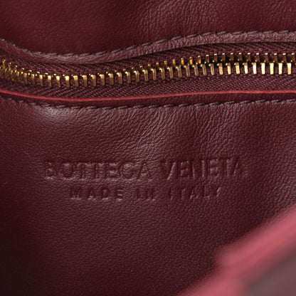 Bottega Veneta Lambskin Maxi Intrecciato Cassette Crossbody Bag Bordeaux 5 of 8