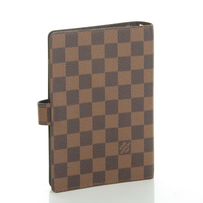 Louis Vuitton Damier Ebene Medium Ring Agenda Cover 3 of 7