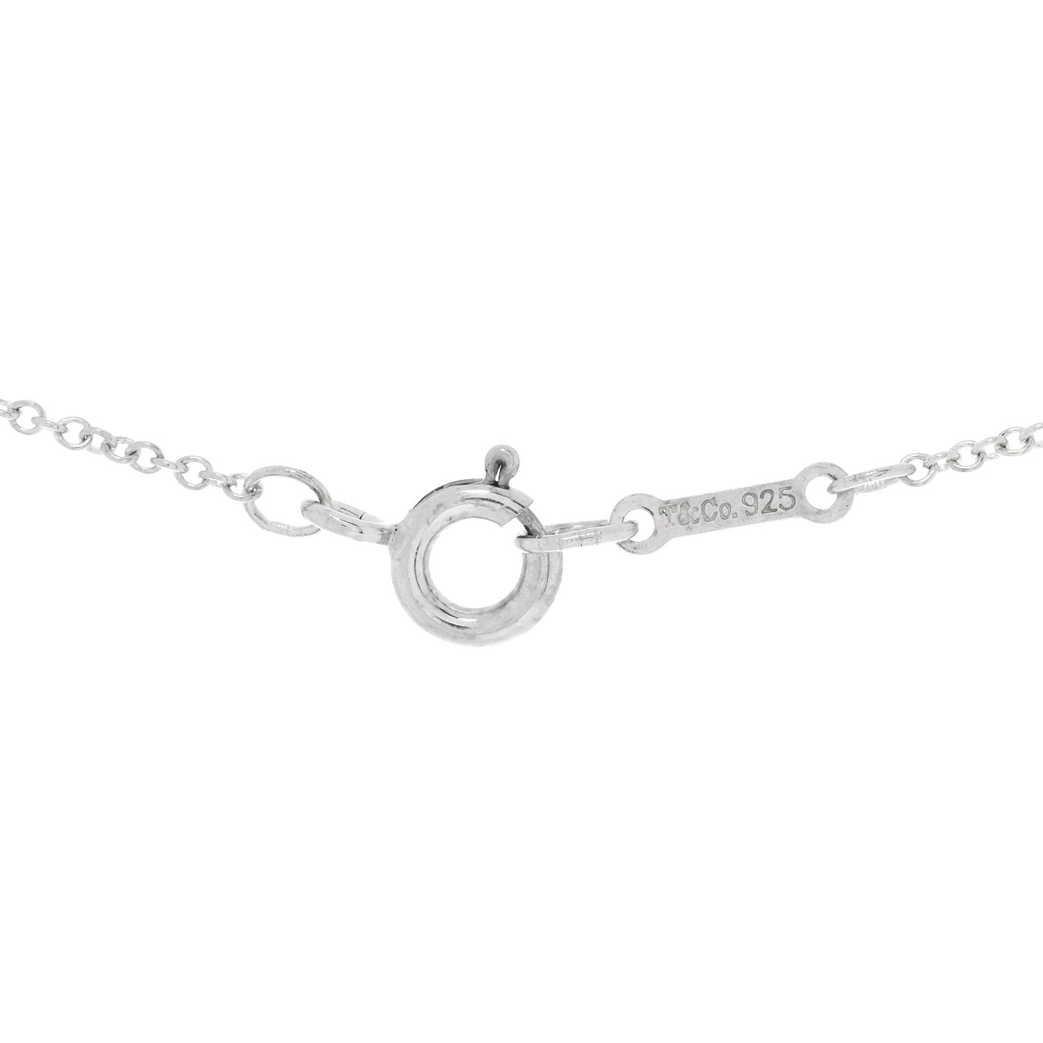 Tiffany Sterling Silver Paloma Picasso Graffiti Love Pendant Necklace 4 of 4