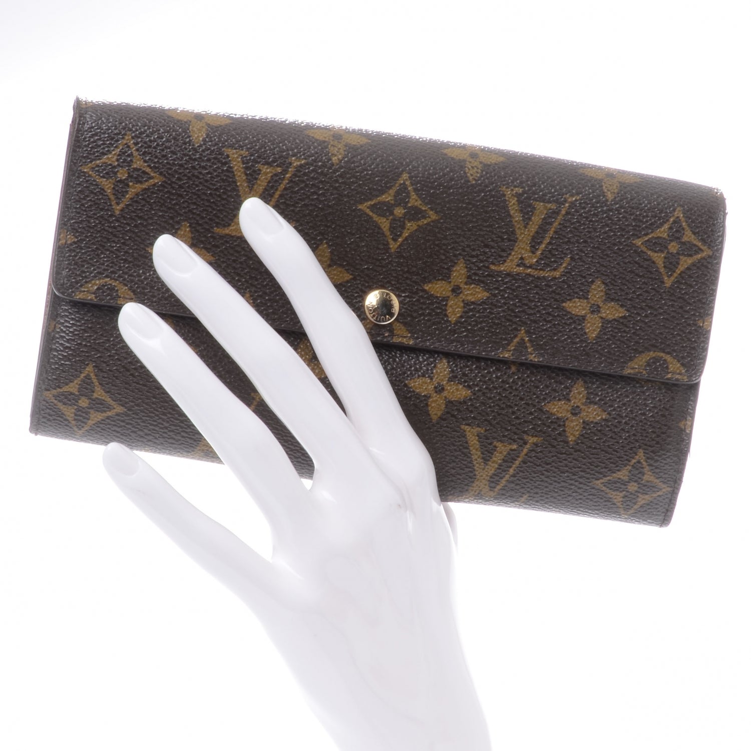 Louis Vuitton Monogram Sarah Wallet 2 of 7