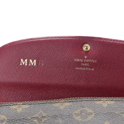 Louis Vuitton Monogram Emilie Wallet Fuchsia 6 of 7