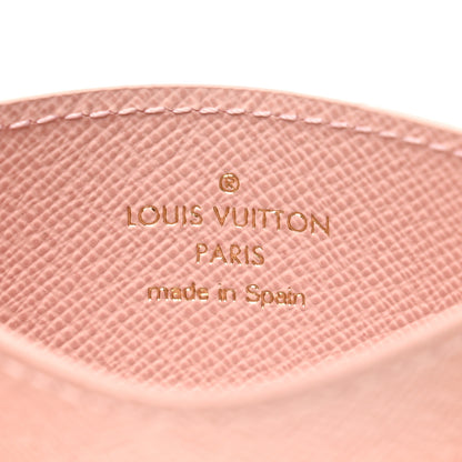 Louis Vuitton Damier Azur Daily Card Holder Rose Ballerine 6 of 6