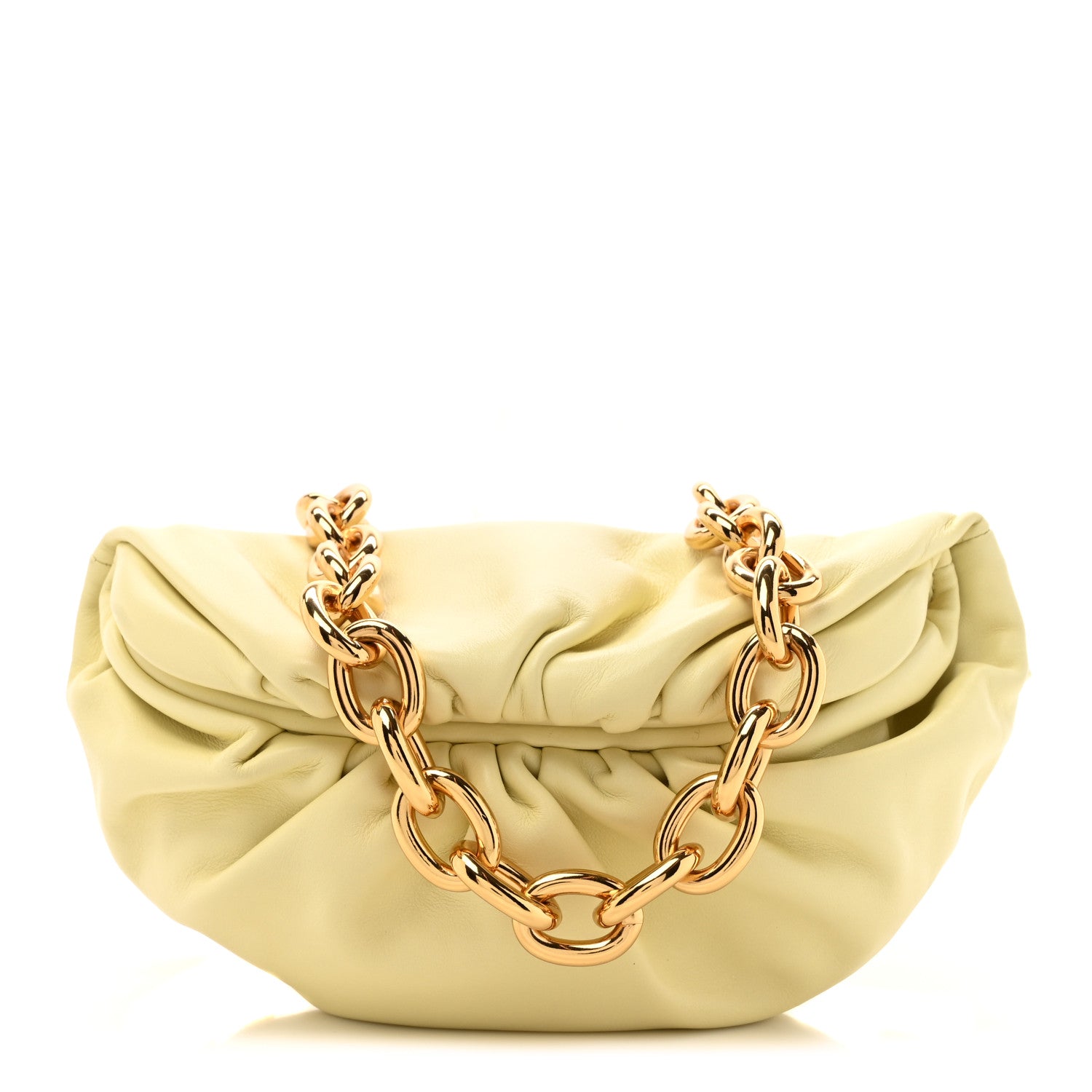 Bottega Veneta Nappa The Belt Chain Pouch Ice Cream 1 of 10