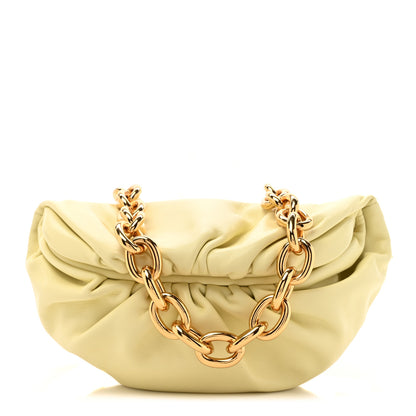 Bottega Veneta Nappa The Belt Chain Pouch Ice Cream 1 of 10