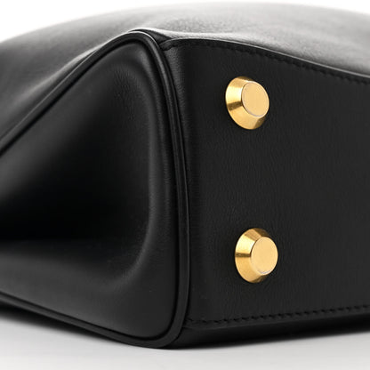 Balenciaga Natural Smooth Calfskin Mini Rodeo Top Handle Handbag Black 11 of 12