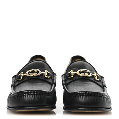 Gucci Agnello Plonge Granada Kid Mens Zumi Loafers 11 Black 3 of 11