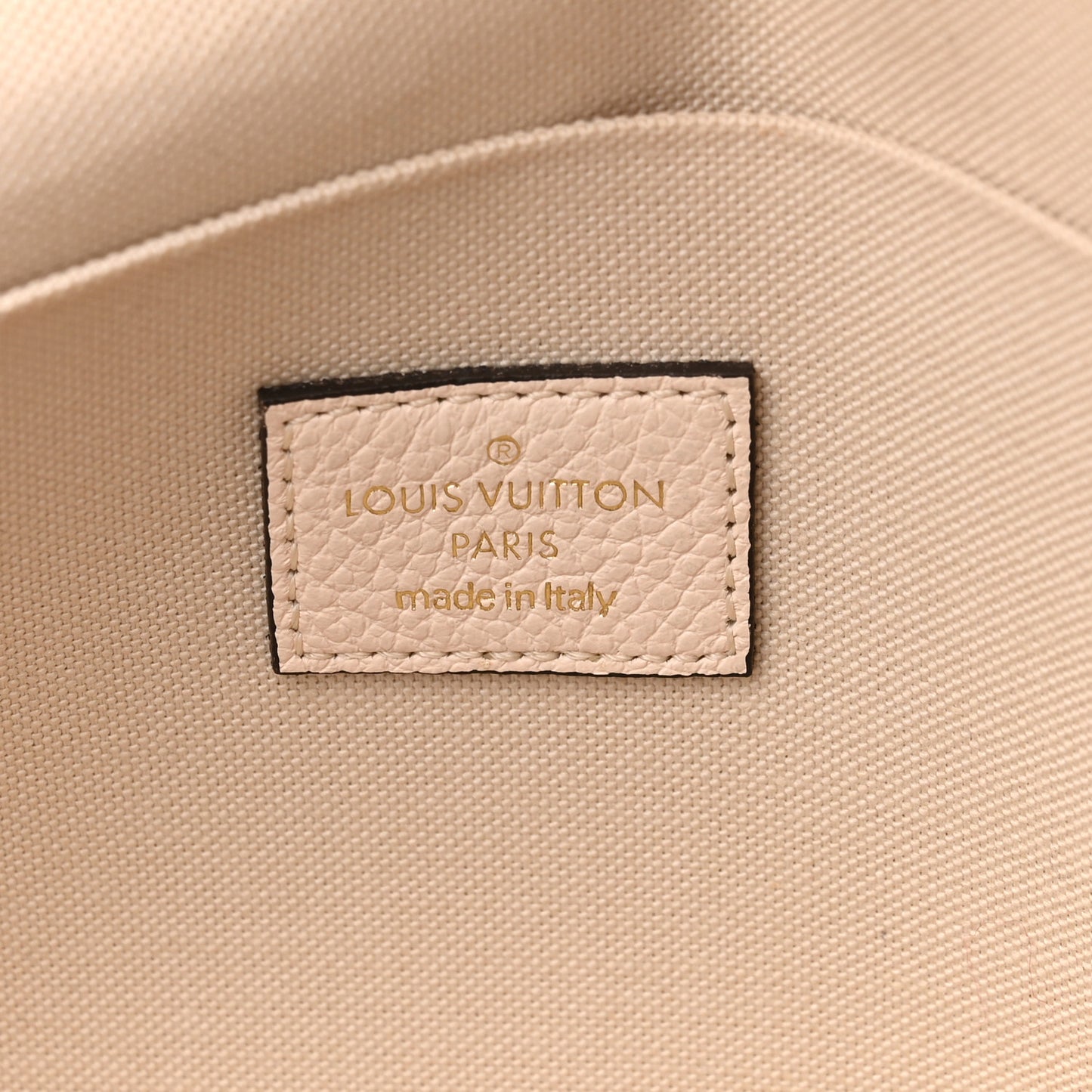 Empreinte Monogram Giant By The Pool Felicie Pochette Chain Wallet Cream Saffron