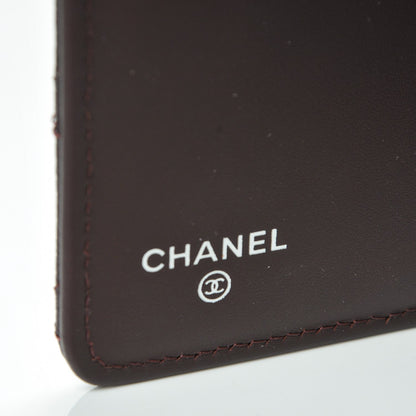 Chanel Caviar Quilted Zipped Pocket Wallet Burgundy 6 of 8