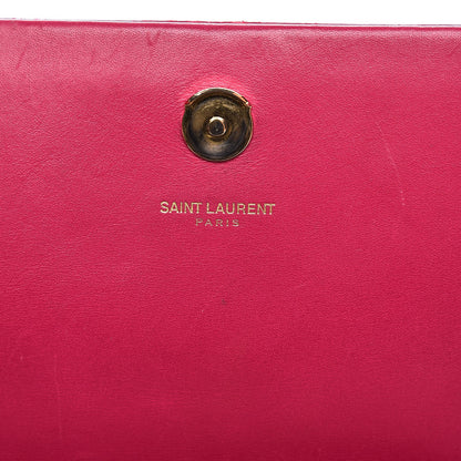Saint Laurent Smooth Calfskin Medium Classic Monogram Kate Tassel Satchel Fuchsia 6 of 12