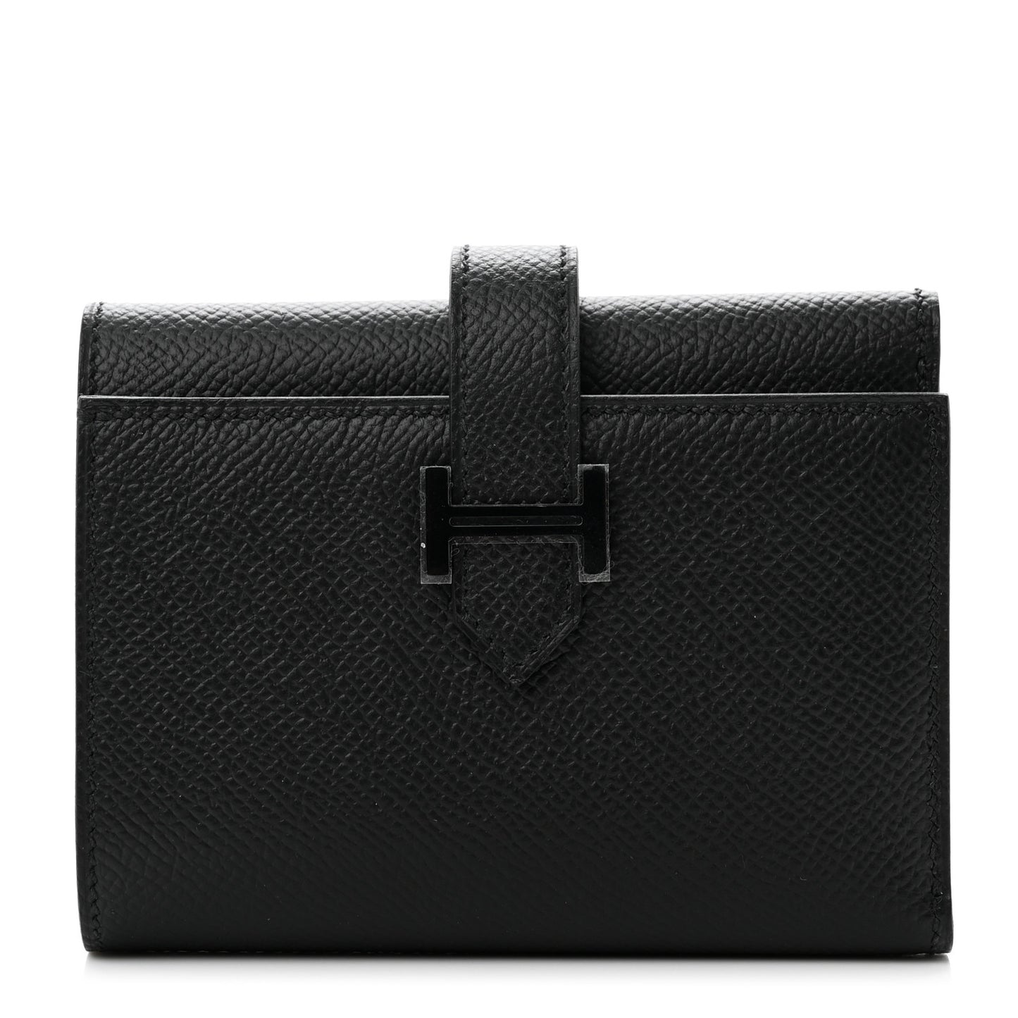 Epsom Tri-Fold Compact Monochrome Bearn Wallet Black