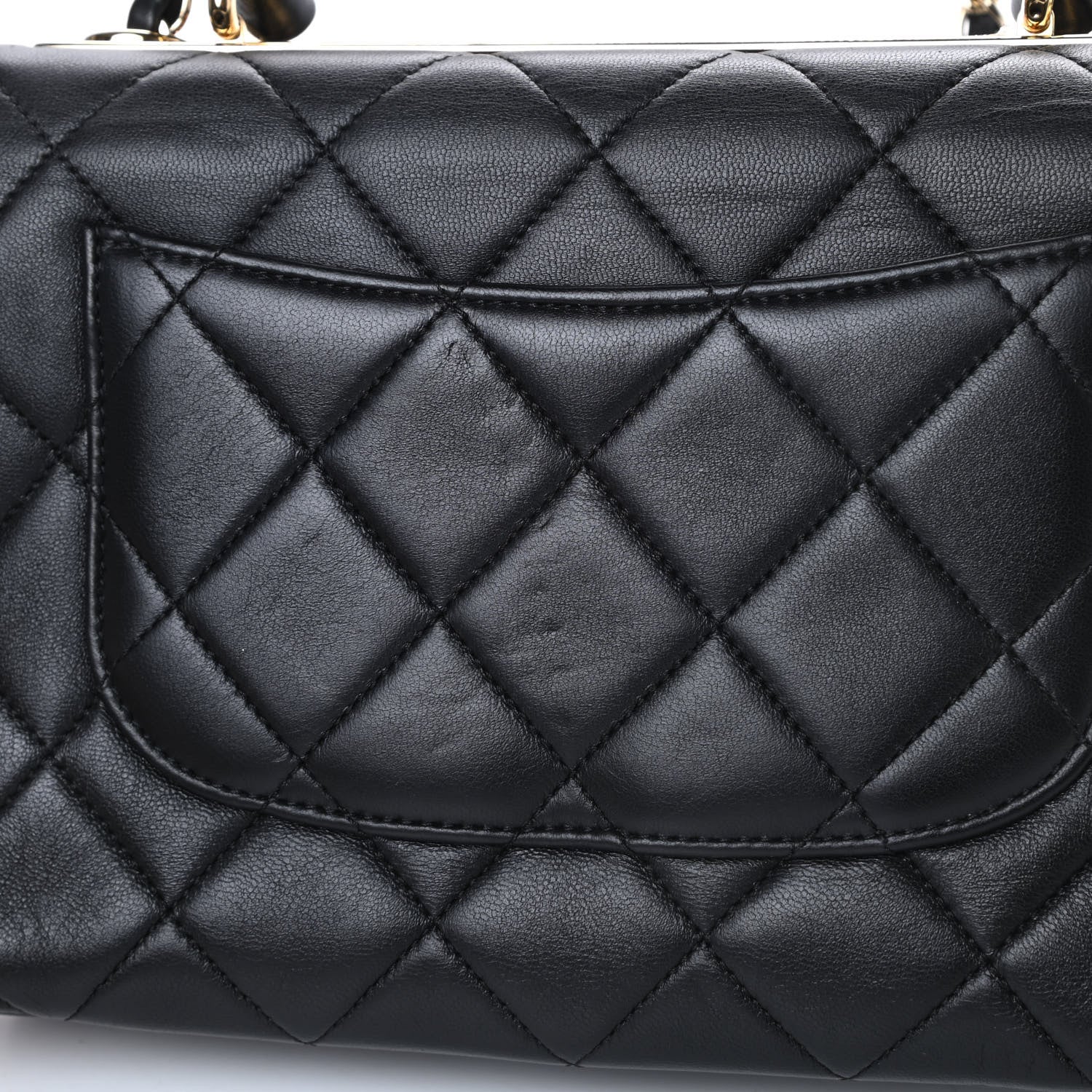 Chanel Lambskin Quilted Small Trendy CC Dual Handle Flap Bag Black 11 of 14