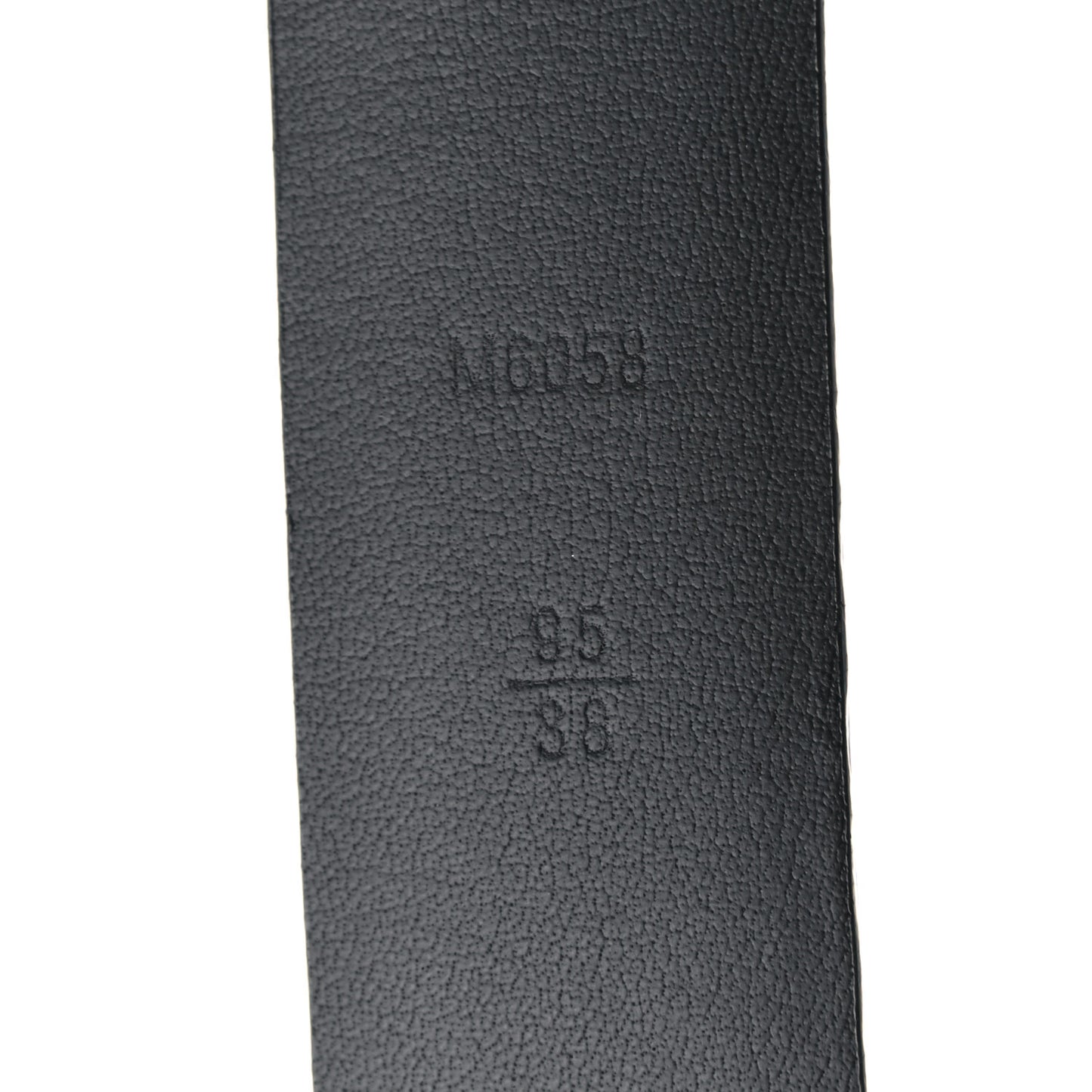 Calfskin 30mm Neogram LV Belt 95 38 Black